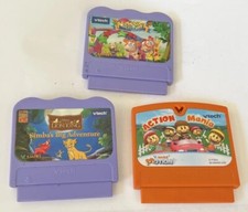 VTech V.Smile V.Motion Learning System Video Game Cartridges Lot of 3