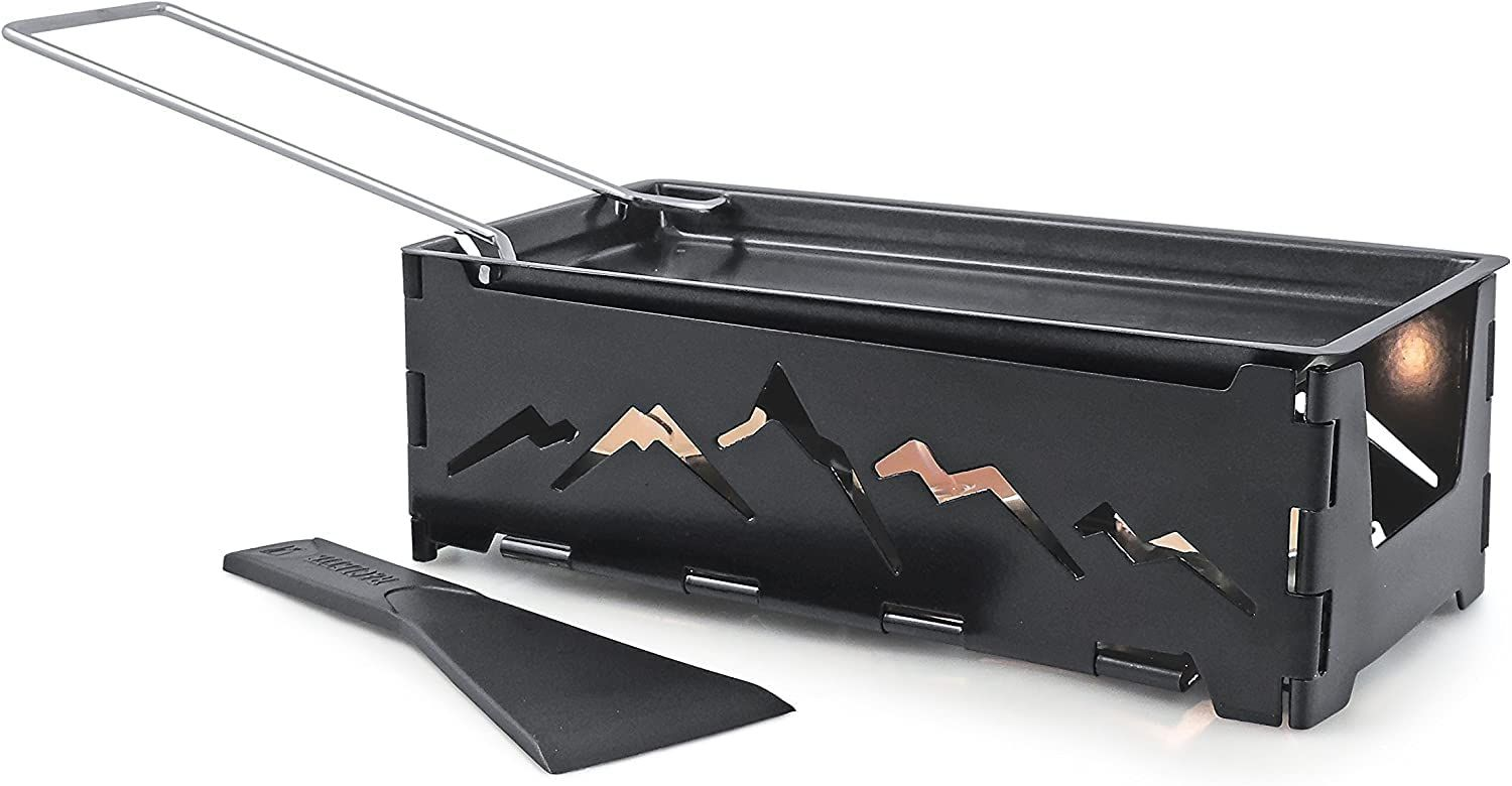 swissmar nordic foldable candlelight raclette