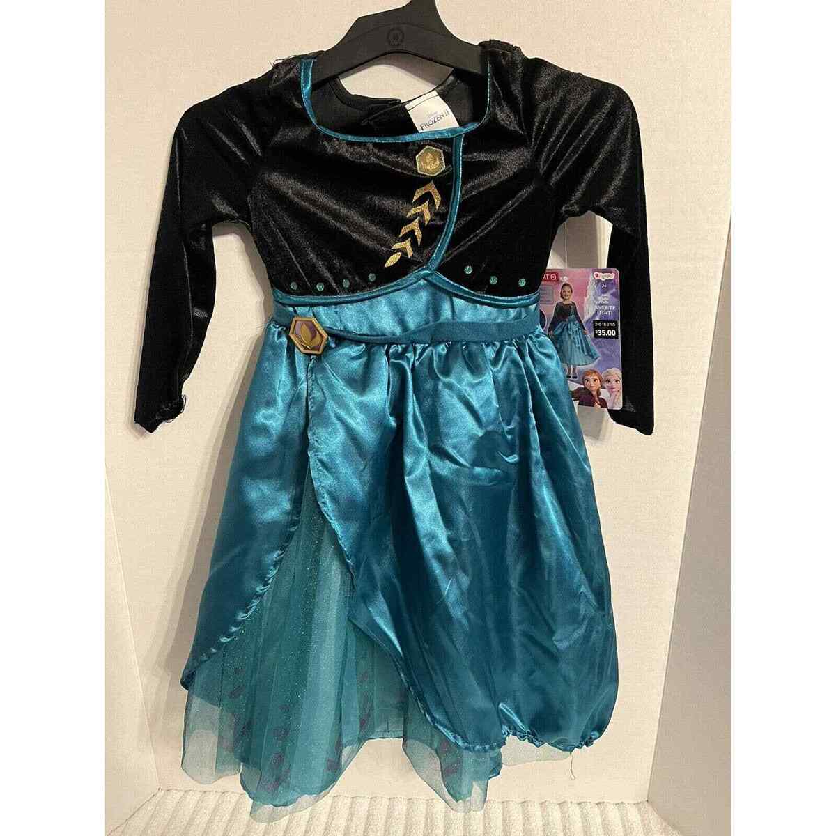 Disney Queen Anna Costume Child Dress Cape Disney Queen Anna Costume Child Dress Cape