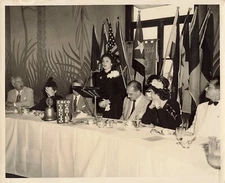 CMCO Caribbean Circuit 1940s Press Photo Rotary Club FL Cuba Delegation  *P126a