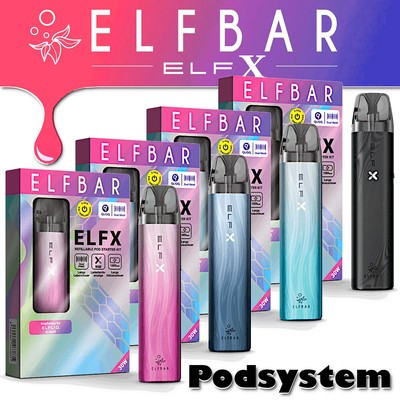 Elfbar ELFX 1000 mAh Kit 2,0 ml Pod System E-Zigarette Starterset oder ELFX Pods