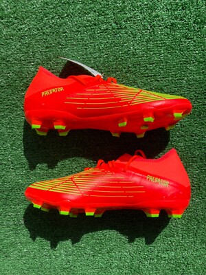 Adidas Predator Edge.3 FG Men's Sizes Soccer Cleats Neon Green Red GW1005 New