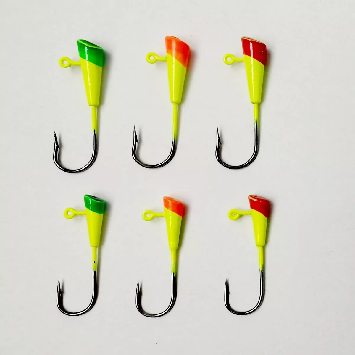 10 NEW Painted Shad Darts - 1/8 oz, 1/16 oz, 3 Color option, Shad