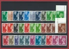 SCOTLAND S52 to S80a  UNMOUNTED MINT SET OF 33 VALUES, (P14 STAMPS INCLUDED!!)