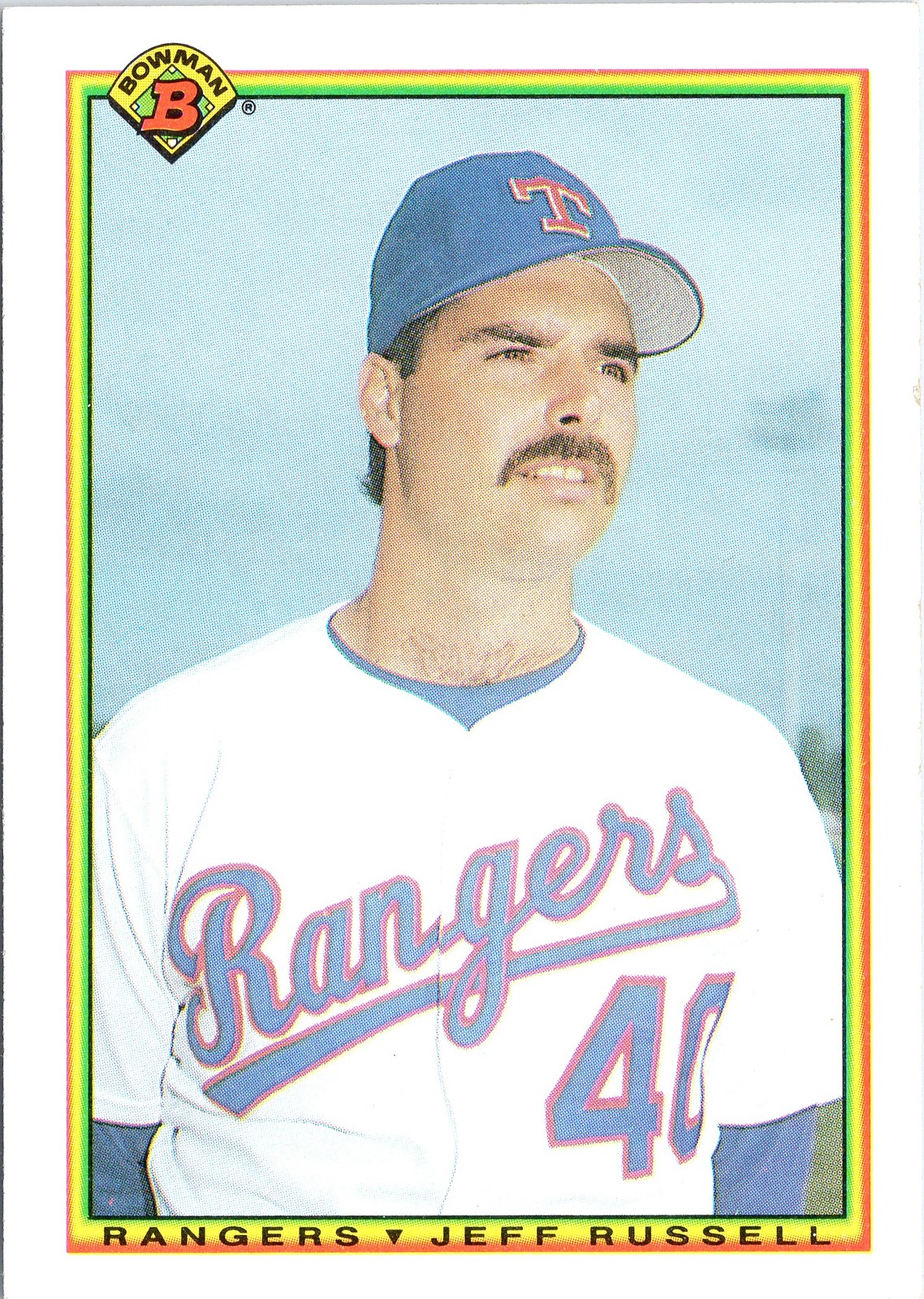 Jeff Russell 1990 Bowman #485 Texas Rangers