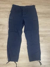 Propper Combat Pants Mens Sz L Regular Navy Blue Cargo Ripstop Tactical Military