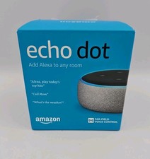 Amazon Echo Dot 3rd Generation Smart Speaker with Alexa Voice Control Gray