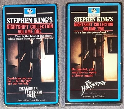 Stephen Kings Nightshift Collection VHS V1: Woman in the Room V2: The Boogeyman