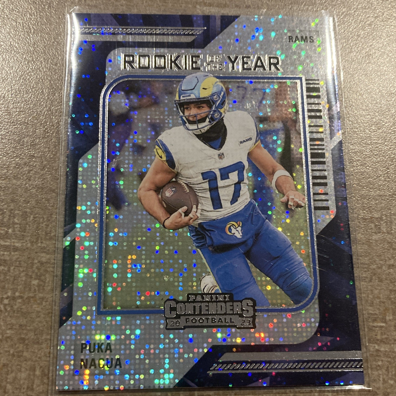 Panini 2023 Contenders Rookie of the Year Insert Puka Nacua #19 Rams RC