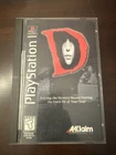 D (Sony PlayStation 1, 1996). Long Box