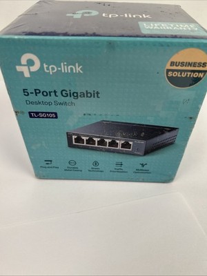 TP-Link TL-SG105 5-Port Gigabit Desktop Switch Brand New Sealed