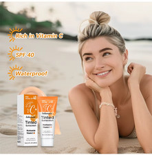 SPF40 Tinted Moisturizing Sunscreen Skin Protection Refreshing Makeup Vitamin C
