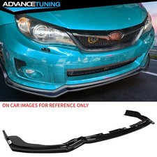 Fits 11-14 Subaru Impreza Wrx Sti Ikon Front Bumper Lip Spoiler Pp Gloss Black Fits 11-14 Subaru Impreza Wrx Sti Ikon Front Bumper Lip Spoiler Pp Gloss Black