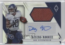 2021 Phoenix Rising Rookie Material Signature Football Dez Fitzpatrick Auto 0ud4