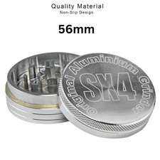 SX4 Large 56mm Aluminium Herb Grinder 2 Part Heavy Duty Magnetic Assorted Color