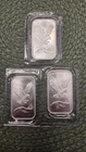 3x Landing Eagle 1 Troy Ounce .999 Fine Silver Bar Minted by Silver Towne
