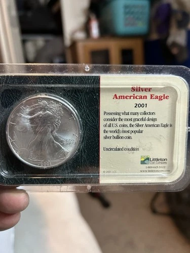 2001 1 oz Silver American Eagle (Brilliant Uncirculated)