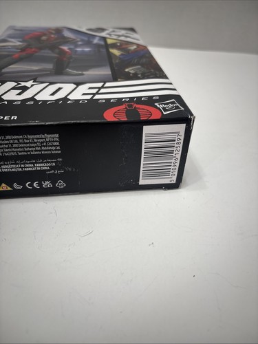 Hasbro G.I. Joe Classified Series Cobra Crimson Viper #85 NEW Box Wear - Afbeelding 12 van 15