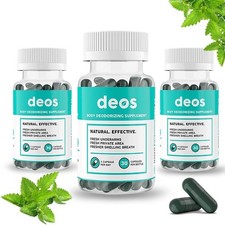 3X DEOS Internal Deodorant Supplement   DEOS Full Body Deodorizer Hot sale  