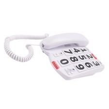 Big Button Phone for Elderly Seniors, Home Land Line Phone Key for Help2528