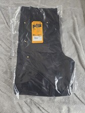 Carhartt OR6672-M Firm Duck Insulated Bib Overall Black Loose Fit Regular