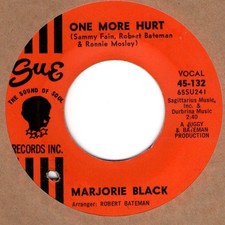 Marjorie Black One More Hurt Sue  Soul Northern Motown