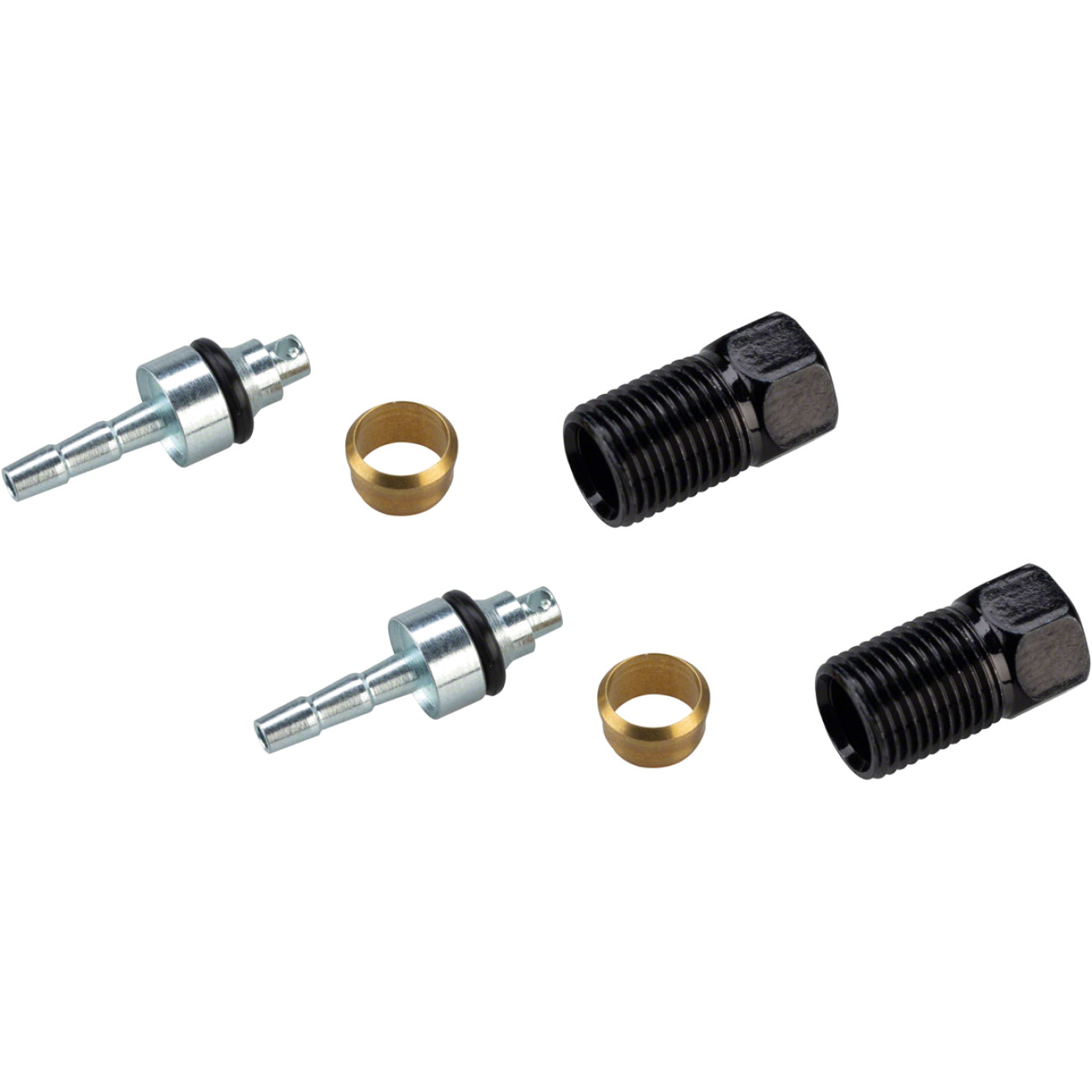 Комплект из 2 штуцеров для шланга дискового тормоза Promax F1 / Lucid E4