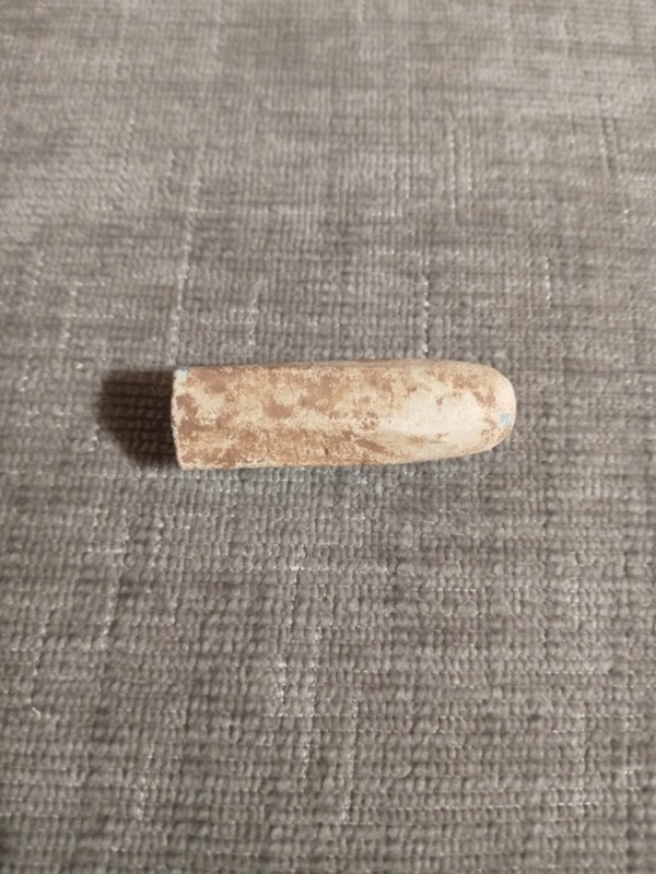 Civil War Whitworth bullet from Confederate Fort Harris in Estill Springs TN