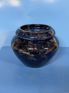 The Violet Pot 97' VTG Self Watering Planter Blue Glaze African Violet Planter