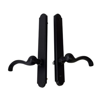 Emtek 1314TTLHFB Multi Point Non-Keyed Fixed Handle, Arched Style - Bronze READ