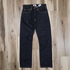 Vintage Levis 501 Jeans Men 32x32 Black Button Fly Preppy Mexico Y2K