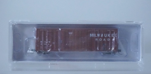 Vagón de tren de caja Gunderson InterMountain MILWAUKEE ROAD 4502 escala N - 6133002-01 | Condition: Used
