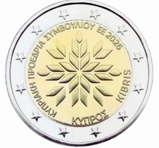 Cyprus   Coin 2&euro; Euro 2026 EU Council Presidency Leukara Embroidery  europe