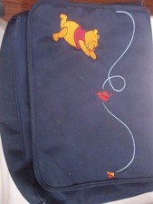 Vintage Rare Winnie The Pooh Embroidered Messenger Bag Fair Condition