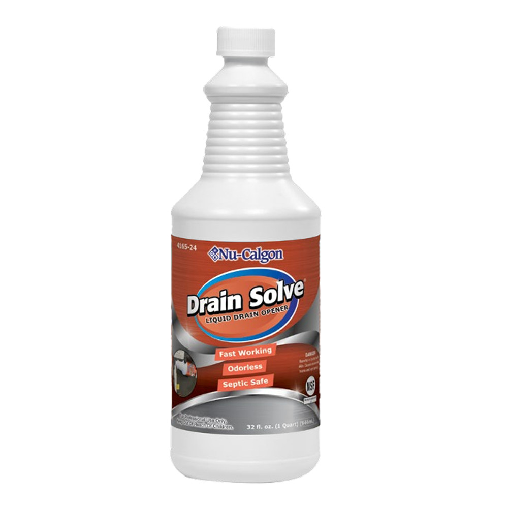 Nu-Calgon 4165-24 Drain Solve HVAC Condensate Drain Cleaner 1 Qt
