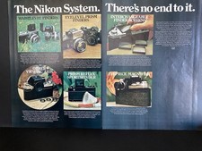 1971 Vintage Ads, Printed,Wall Art, Camera, Nikon System 2108 