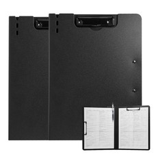 Clipboard Folder, 2 Pcs A4 Foldable Clipboard with Horizontal and Vertical Do...