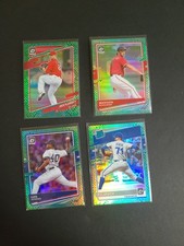 (4) 2020 Panini Optic Baseball Green Dragon /84 Prizm lot, 86, 134, 162, 104