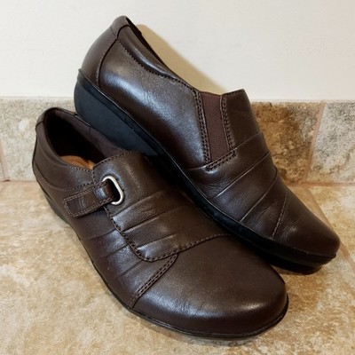 VTG 80s 90s Clarks Men 10 (Fits 11) Brown‎ Leather Low Top Loafer Boots Portugal Vintage Clarks Boots - Etsy Australia main image 4
