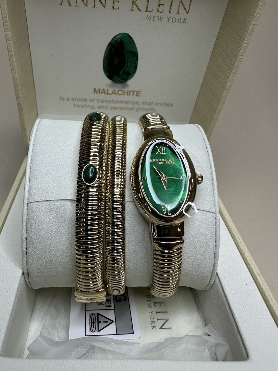 Anne Klein New York Ladies Green Malachite Bracelet And  display picture 3