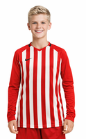 Nike Striped Division Iii FußBall Trikot Youth L Rot Weiß 894103