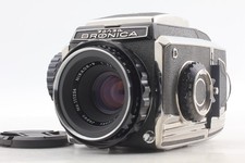 MINT Zenza Bronica S2 Film Camera Nikkor P 75mm f/2.8 120 Film Back From JAPAN