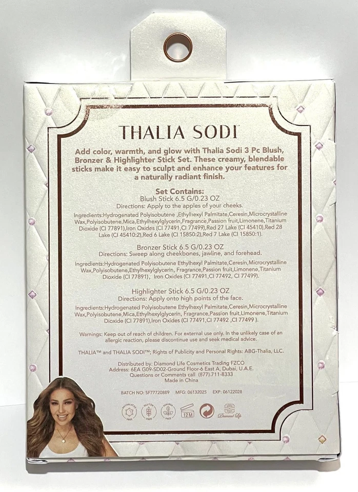 THALIA SODI Iconic Trio 3 Pc Blush, and Highlighter Stick Set These creamy - Image 2 of 3