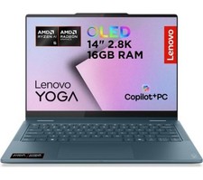 LENOVO Yoga 7 14" 2 in 1 Laptop - AMD Ryzen AI 5, 512 GB SSD - REFURB-C