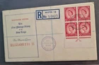 GB - 1952 -5th Dec-  21/2d Value in Block Of 4 On Illustrated First Day Cover