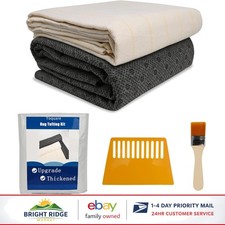 Thick Cotton Tufting Cloth with Guide Lines and Durable Backing for Rug Projects