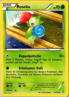 Pokemon Roselia 12/124 Hoheit der Drachen Deutsch