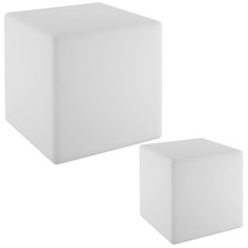 Leuchtwürfel Außenleuchte LED Würfel Lichtwürfel 16 RGB Farben 5 Modi wetterfest