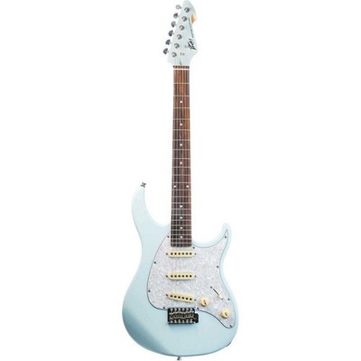 Peavey Raptor Custom Columbia Guitar, Rosewood Fingerboard, Blue