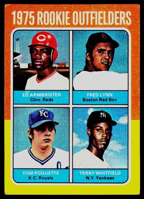 1975 Topps #622 1975 Rookie Outfielders Armbrister / Fred Lynn - POOR